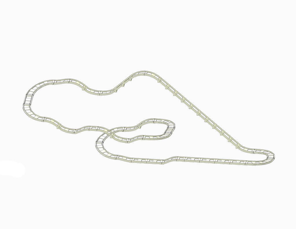 Tracks from Alex Nunes' Great White Coaster (BC509)