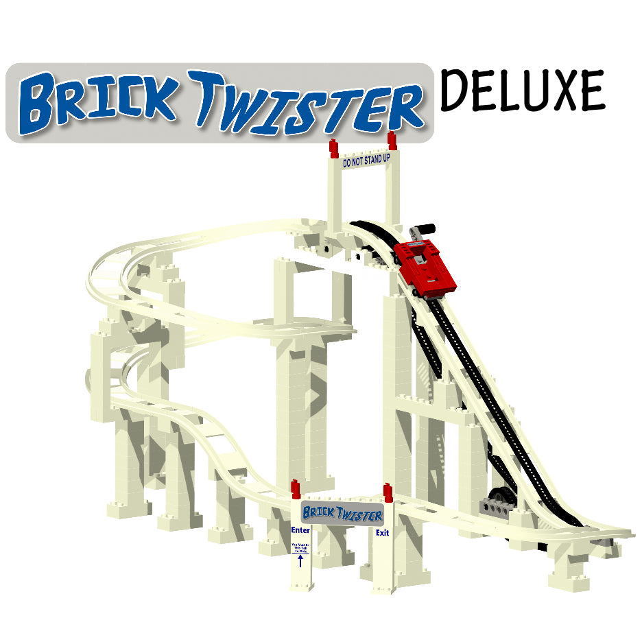 Lego motorized hotsell roller coaster