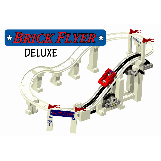 Brick Flyer Deluxe Roller Coaster Set (BC504) – BrickCoaster