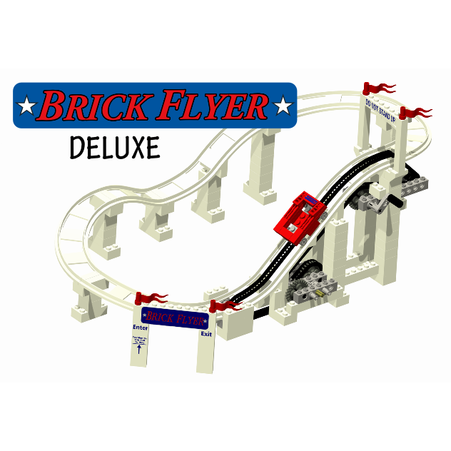 Brick Flyer Deluxe Roller Coaster Set BC504 BrickCoaster